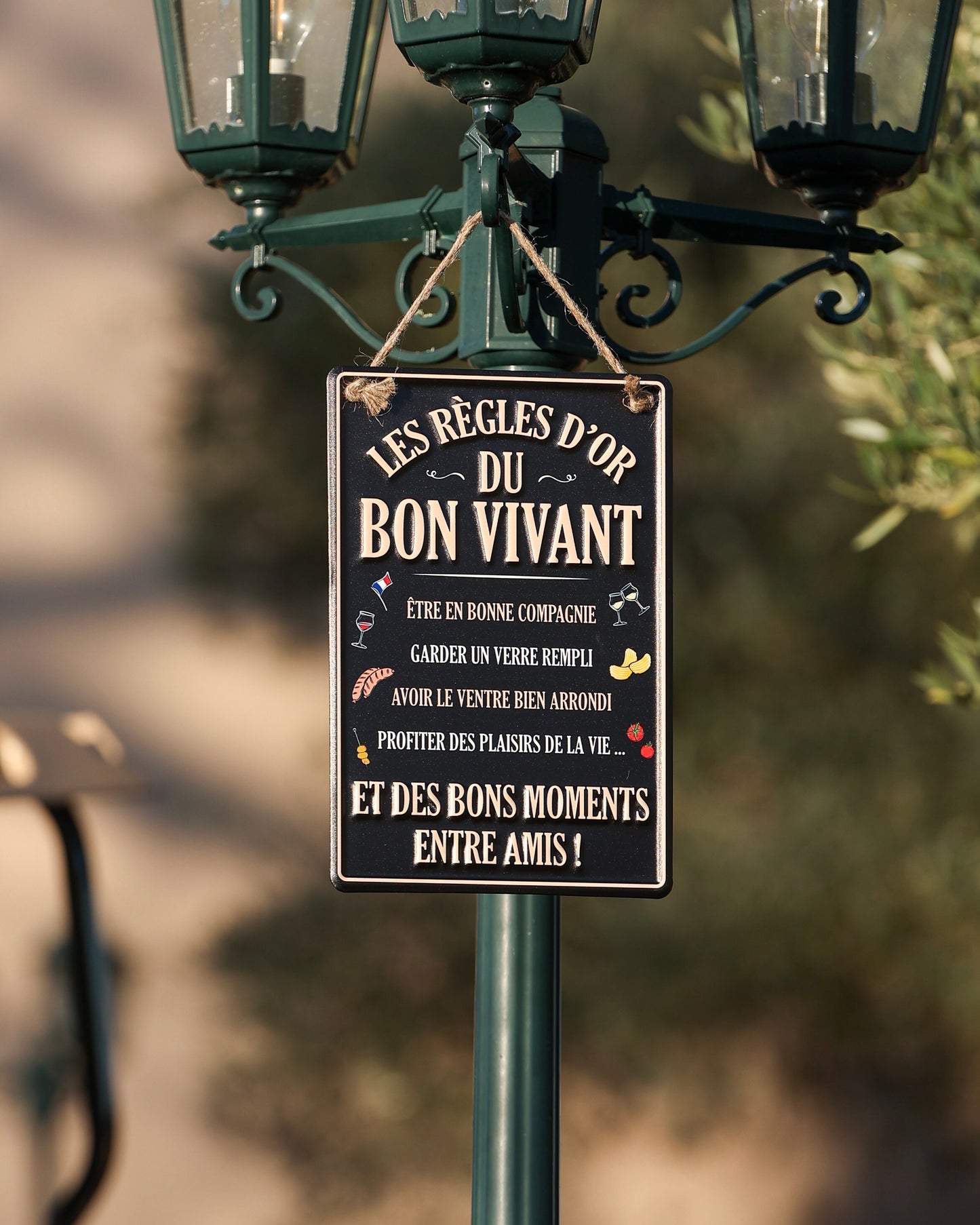 Plaque déco Bon Vivant