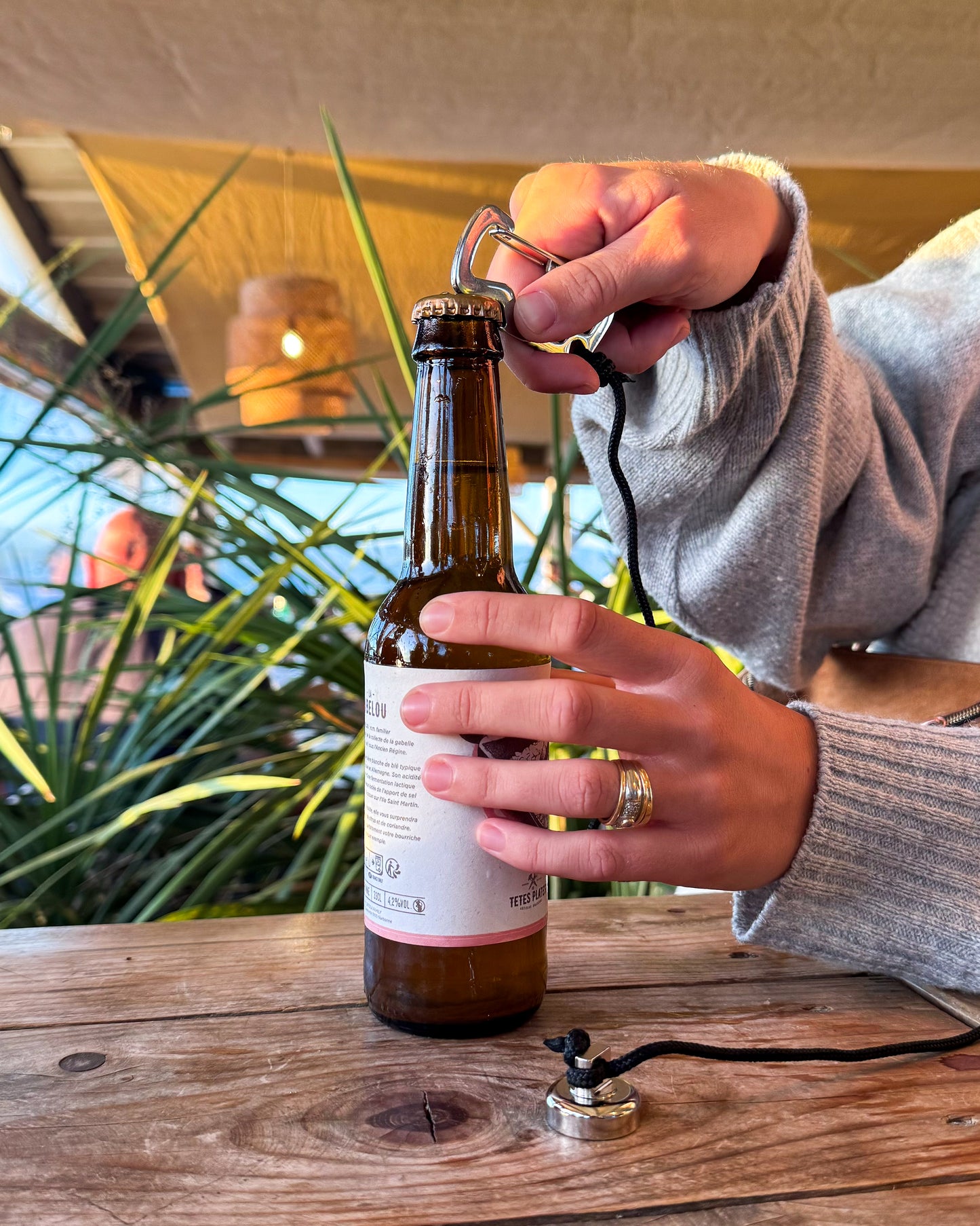 Ramasse boule de pétanque magnétique
