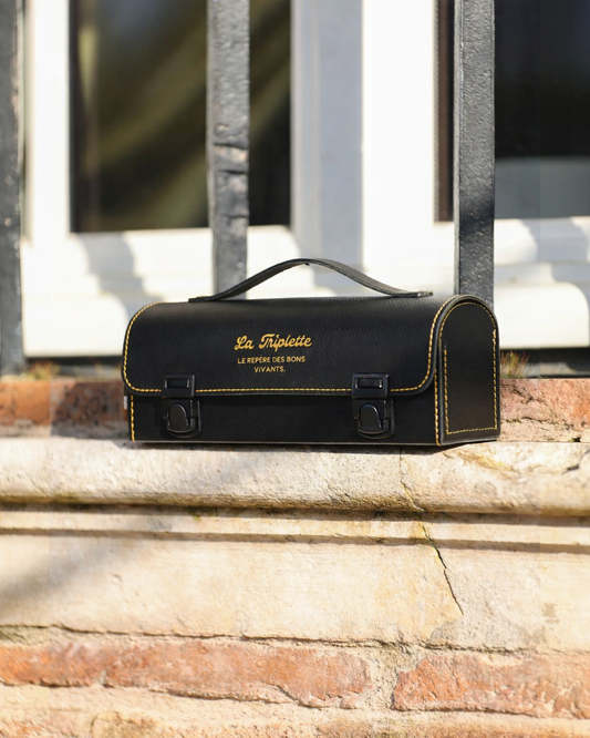 Sacoche de pétanque noire & dorée