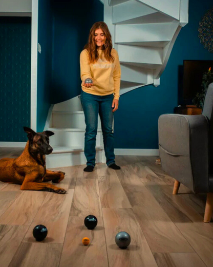 Boules de pétanque d'intérieur grises Obut